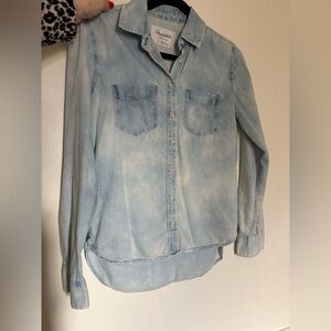 Aeropostale Sky Blue Denim Shirt